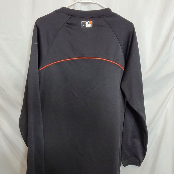 SF Giants Majestic Thermabase MLB Pullover Shirt Medium Polyester - Picture 11 of 14